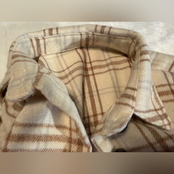 Plaid Button-Up Shirt Jacket - Picture 7 of 7